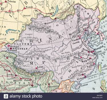 original-old-map-of-china-empire-from-1903-geography-textbook-bhcb2r